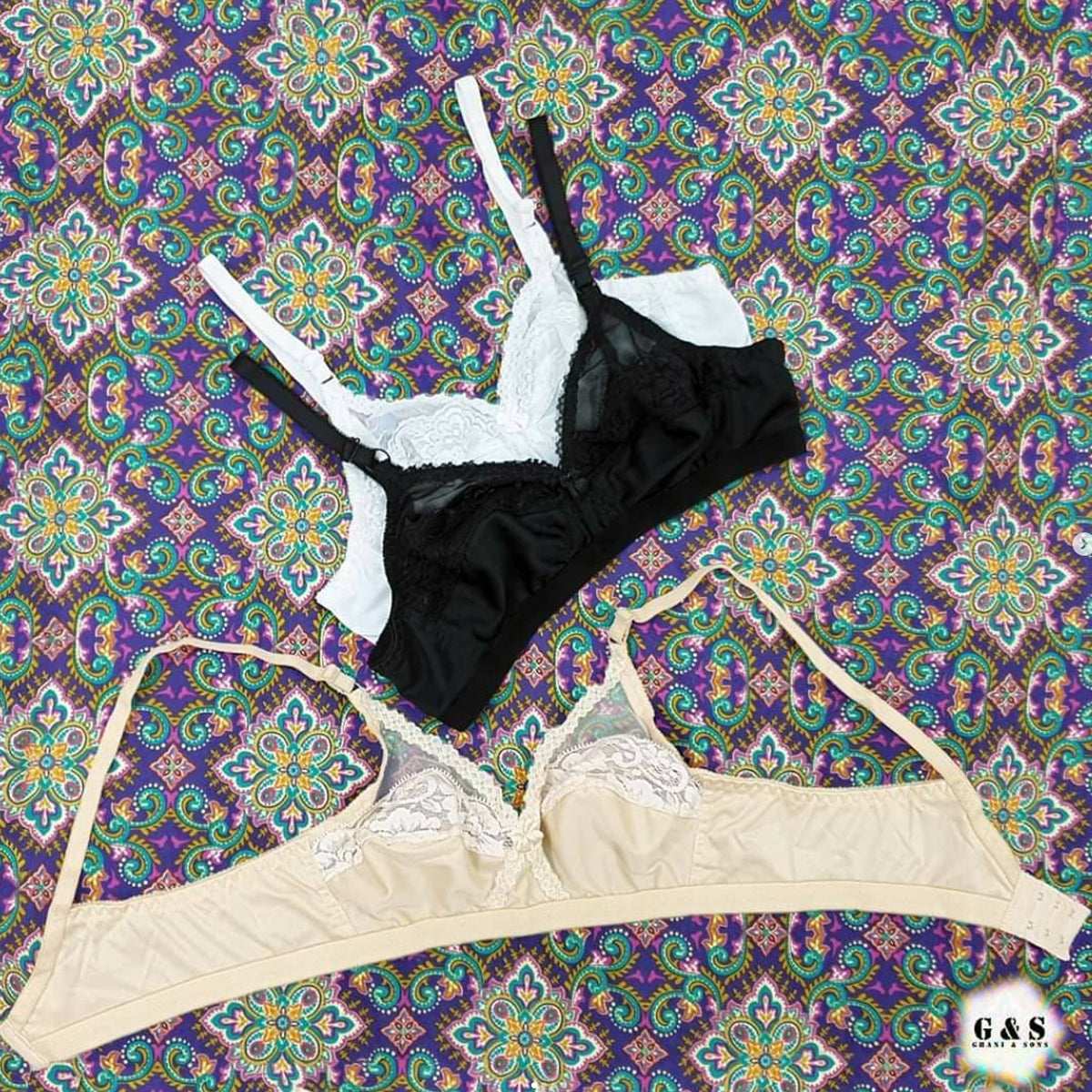 Pack Of 3 Jersey Net Bra