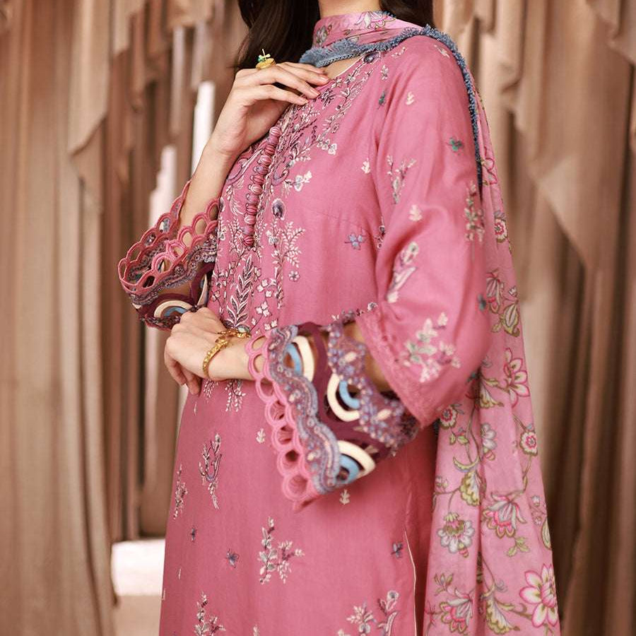 1 & Get 1 Free - LUXURY LAWN EMBROIDERED SUIT