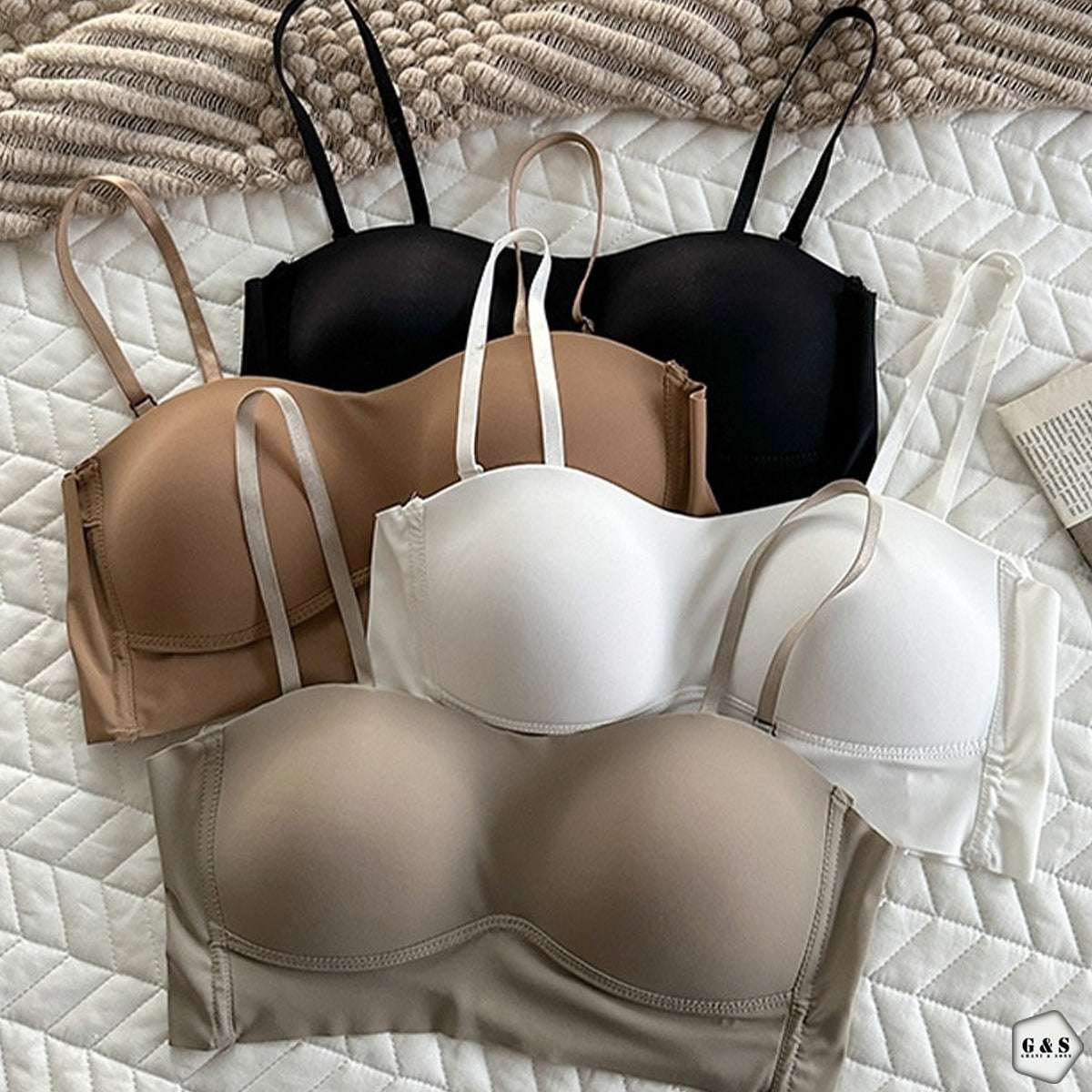 Pack Of 3 Stylish High Quality Cross Design Bralette