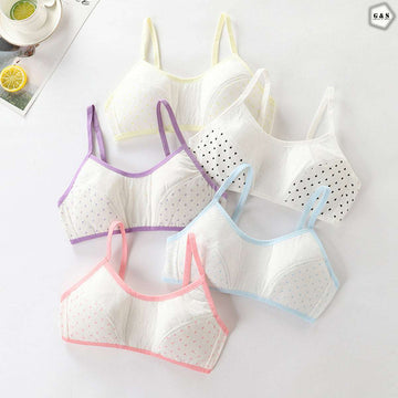 Teenagers Zero Size Pack Of 3 Back Hook Design Bralette