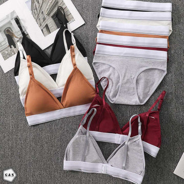 Pack Of 2 Cotton Bralette With Full Coverage Underware