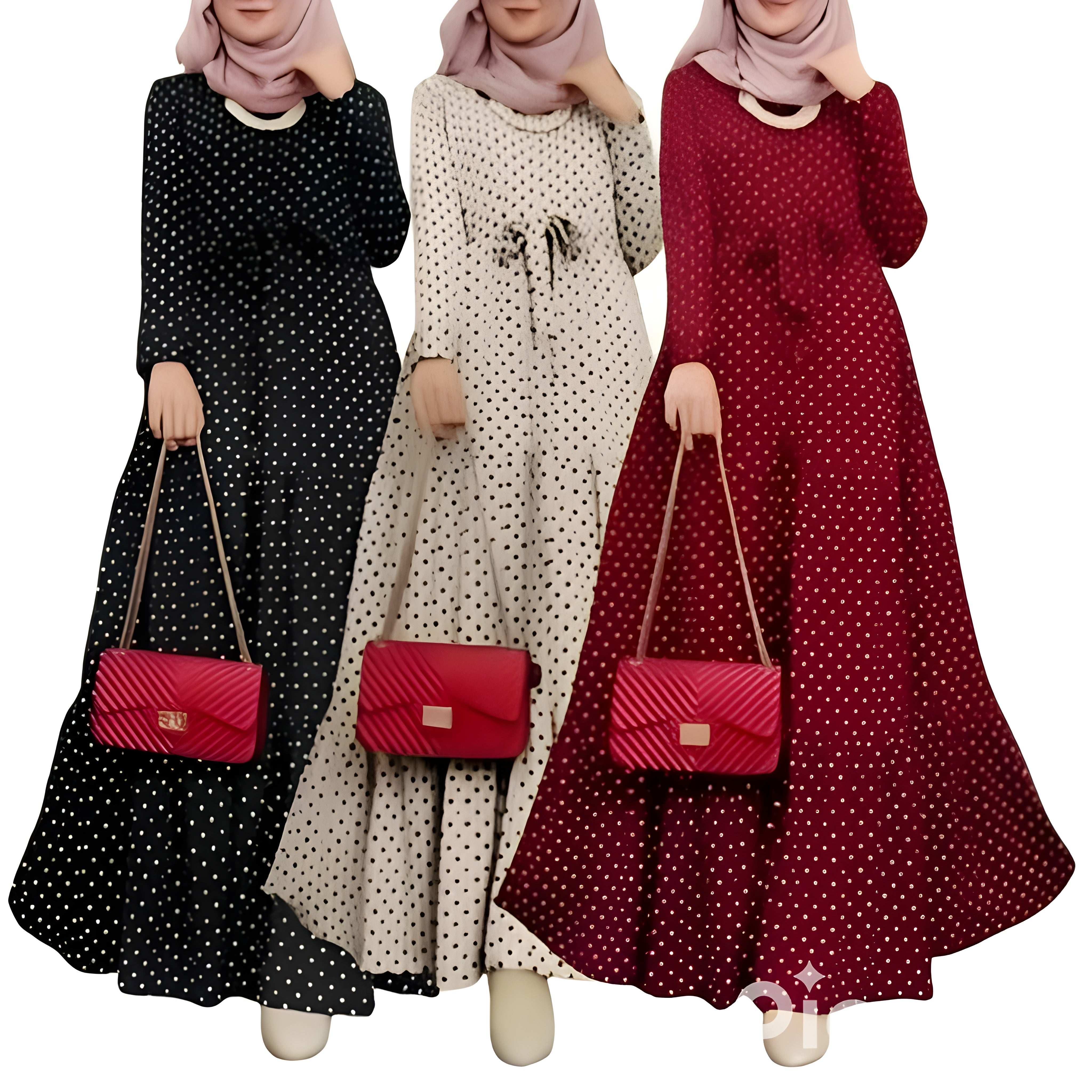 Pack of 3 Stylish Abaya l Premium Quality l All Sizes Available #1097