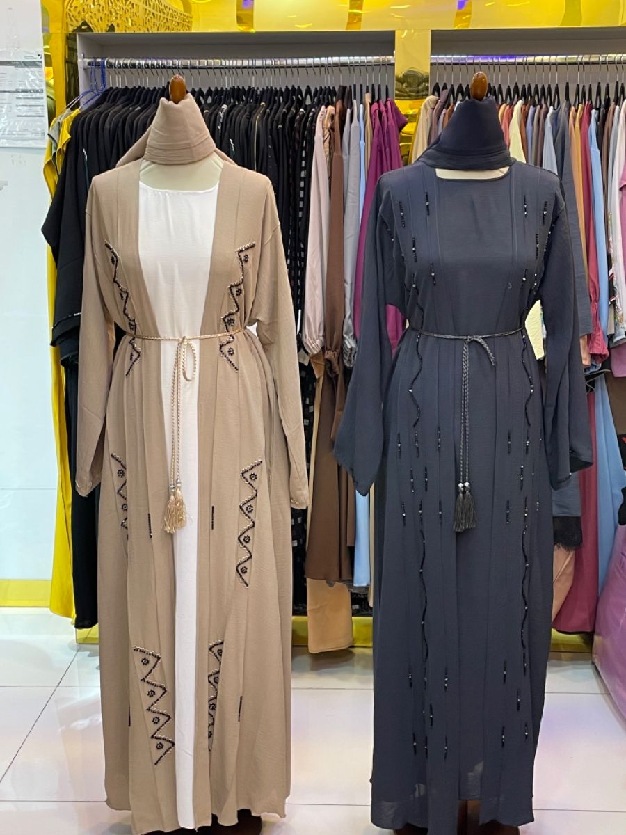 Pack of 2 Stylish Abaya l Premium Quality Georgette l 1128113
