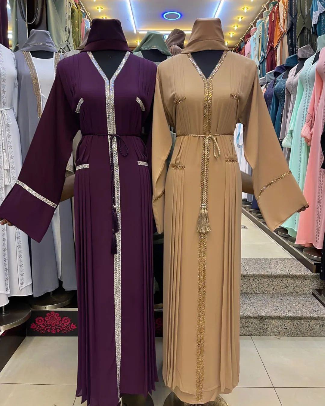 Pack of 2 Stylish Abaya l Premium Quality Georgette l 1128114