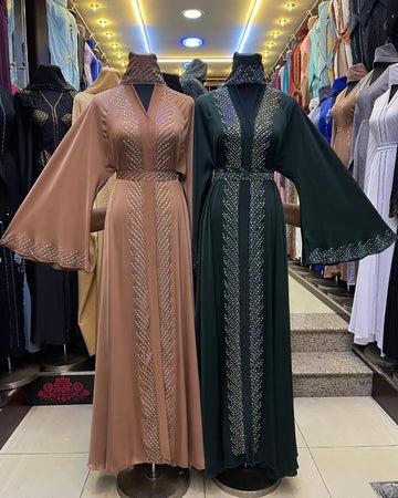 Pack of 2 Stylish Abaya l Premium Quality Georgette l 1128117