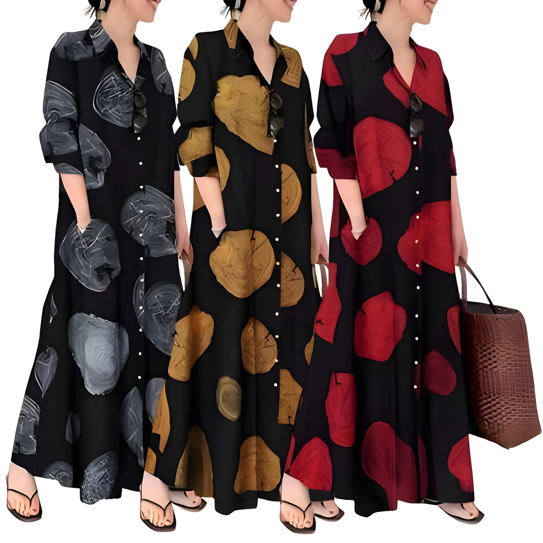 Pack of 3 Stylish Abaya l Premium Quality l All Sizes Available #1101