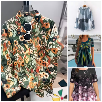 Pack of 4 Trendy Summer T-Shirts for Women – Floral & Graphic Prints | Breathable, Stylish, and Comfortable - 1032