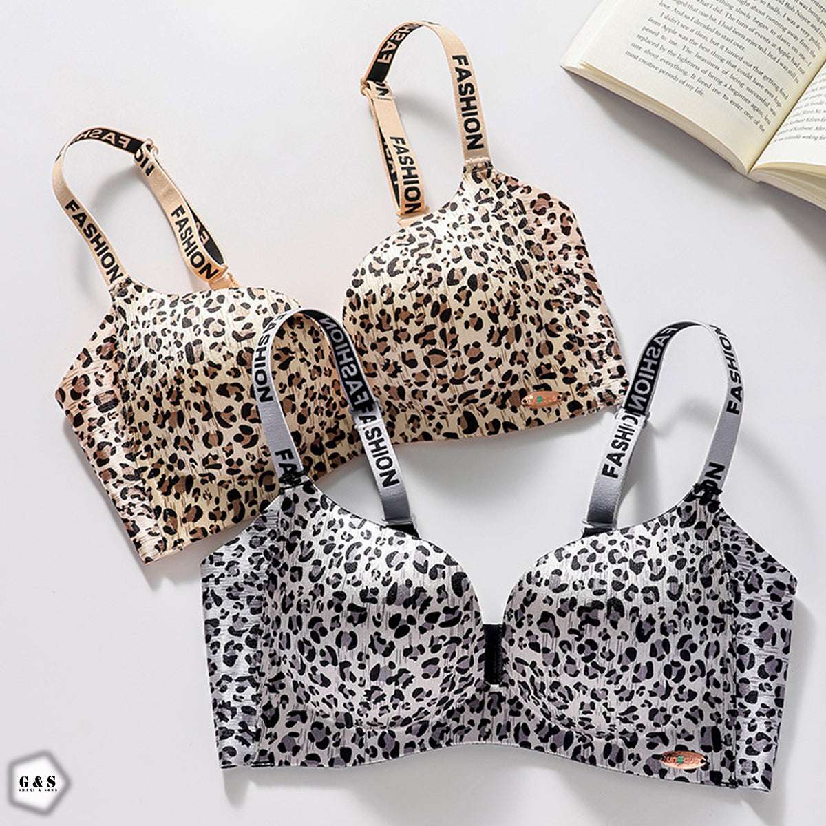 Pack Of 2 High Quality Non Wired Seamless Printed Pushup Bras