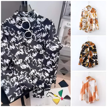 Pack of 4 Trendy Summer T-Shirts for Women – Floral & Graphic Prints | Breathable, Stylish, and Comfortable - 1027