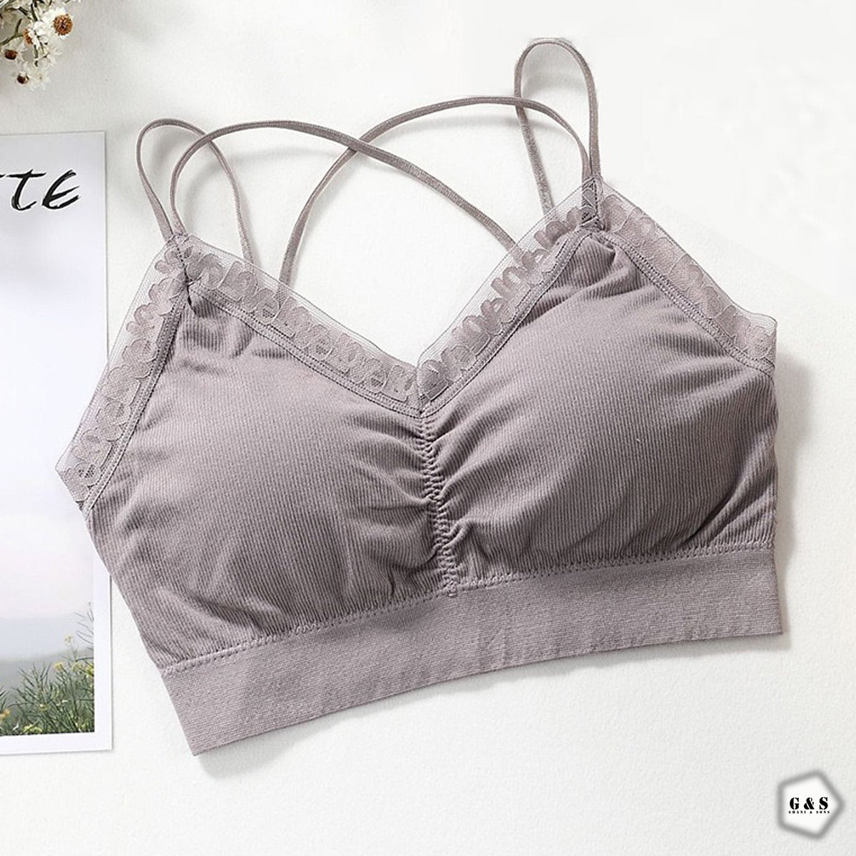 New Design Pack Of 3 Cross Back Casual/Sports Bralette