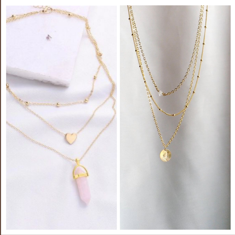 Stylish Layered Necklace Set – Buy 1 Get 1 Free | Stock Clearance Offer Deal87661