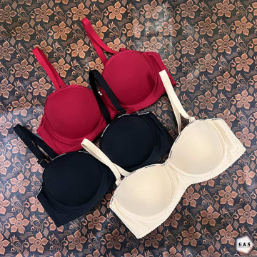 Pack Of 2 Double Padded Wired Pushup Bras