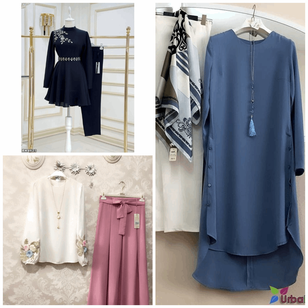 Pack of 3 Women's Casual Summer Suit Set Stylish,  Premium Stitched Kurti & Trousers l 40% OFF l 7634965