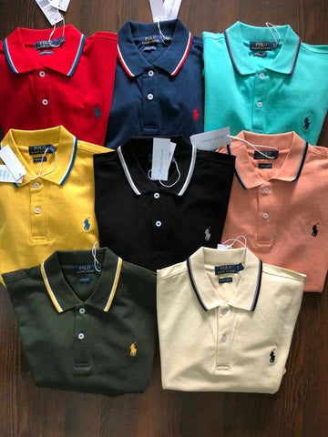 Pack of 5 Random | 50% OFF Men's Stylish Polo T-Shirts | Premium Quality | Article#106