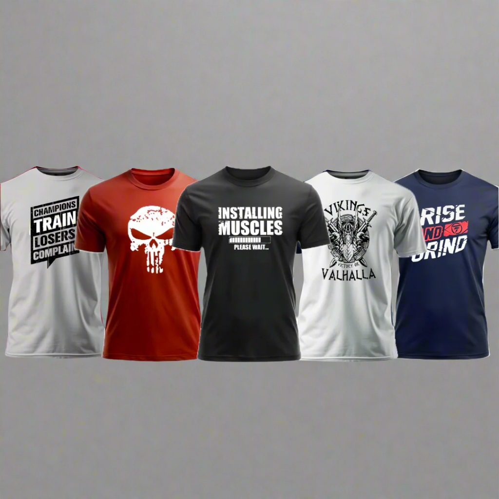 Pack of 5 Printed Dri-Fit Tees
