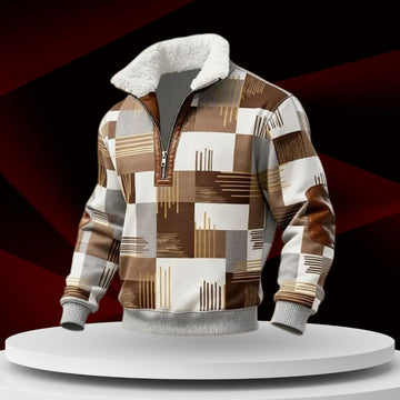 Men’s Premium Winter Jacket Hoodie – Stylish Warm Zip Pullover - 983487632