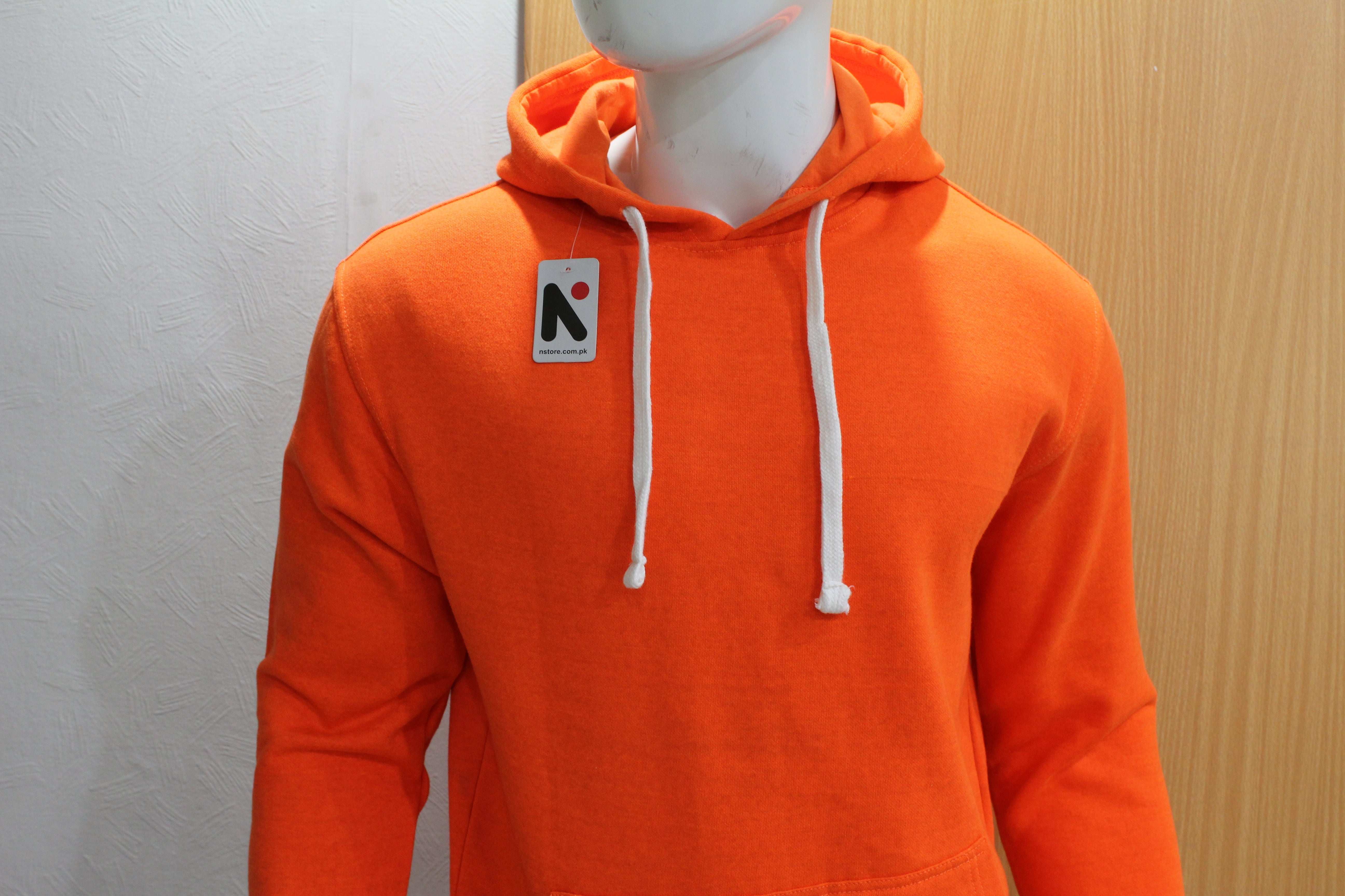 Solid Color Unisex Pullover Hoodie