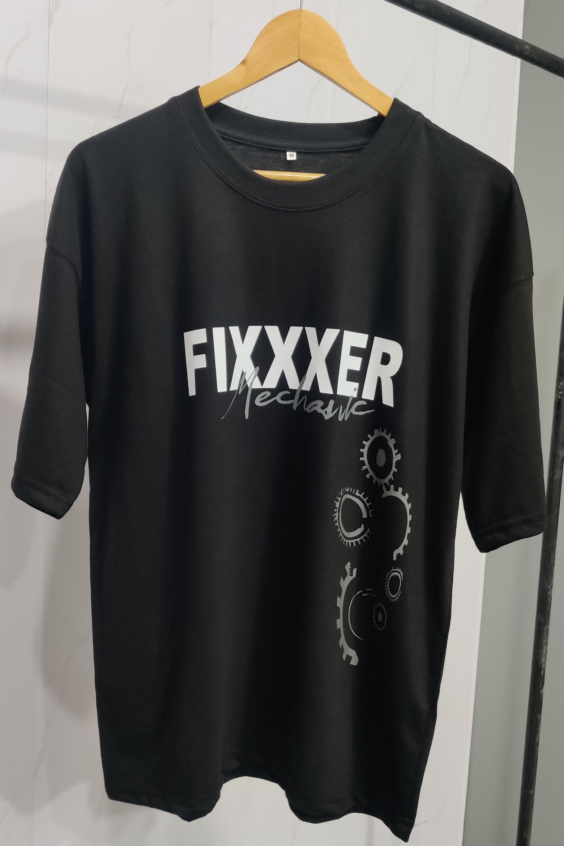 Men's Printed Oversize Drop Shoulder T-Shirt.