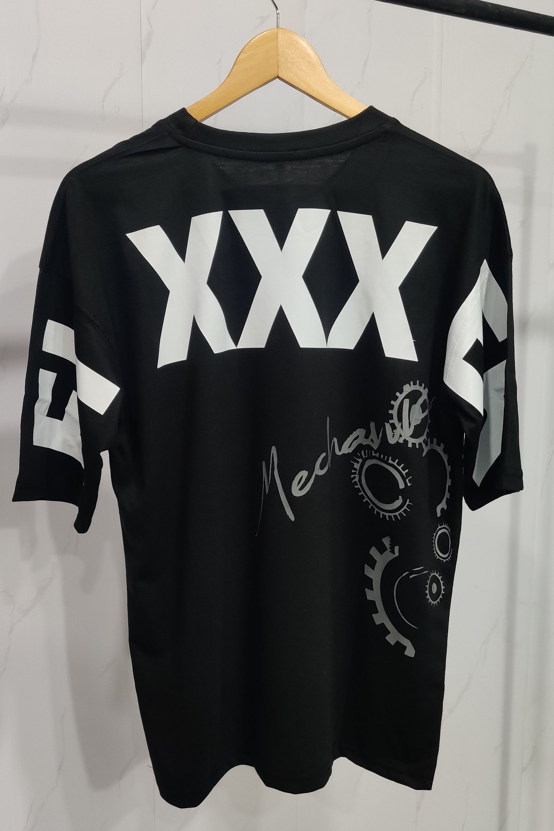 Men's Printed Oversize Drop Shoulder T-Shirt.