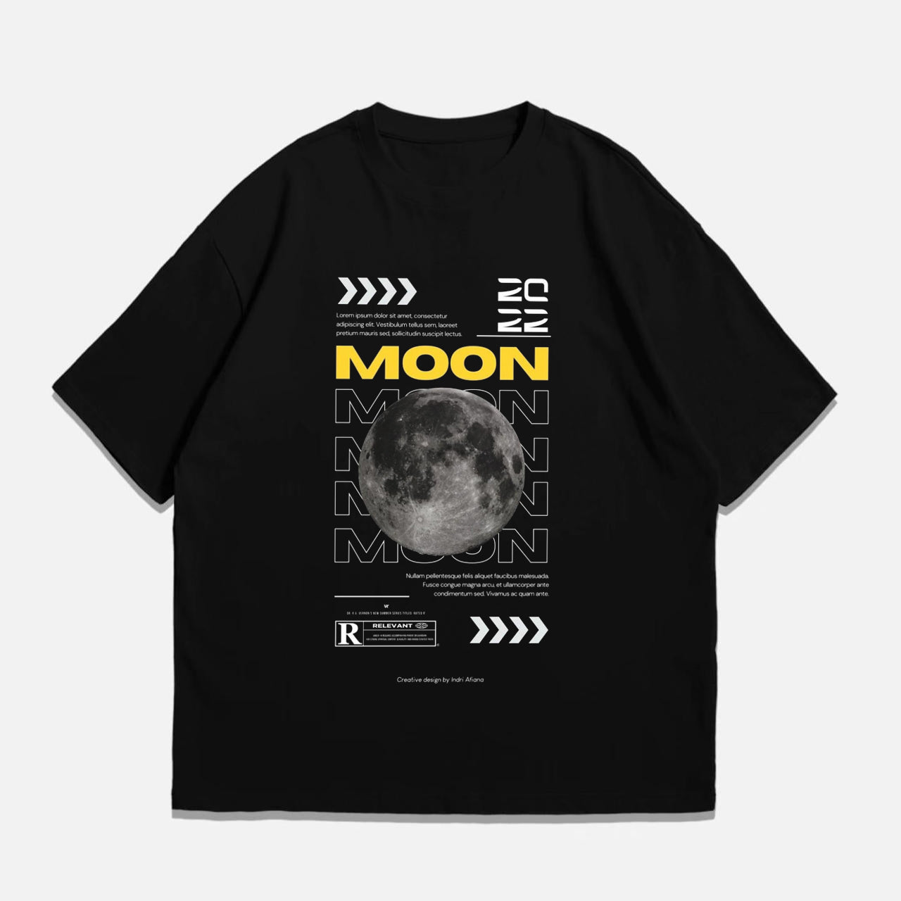 Moon T-Drop Black