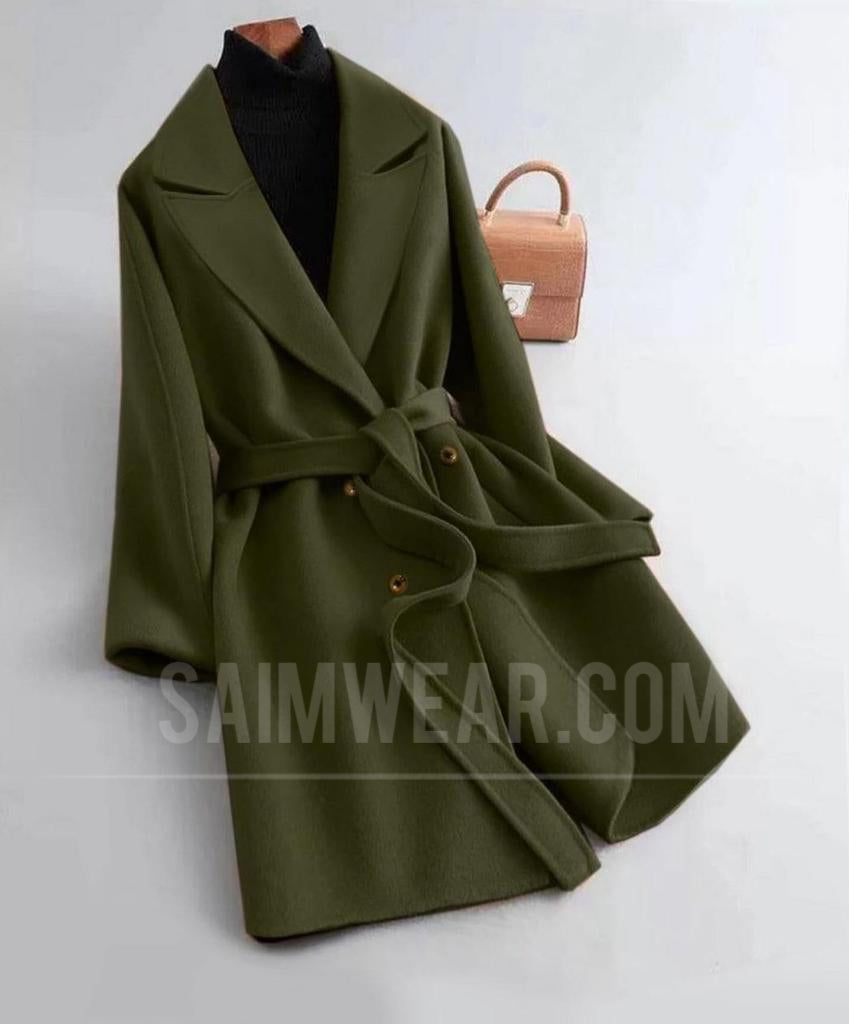 Warm Fleece Coat For Women's LY 0026
