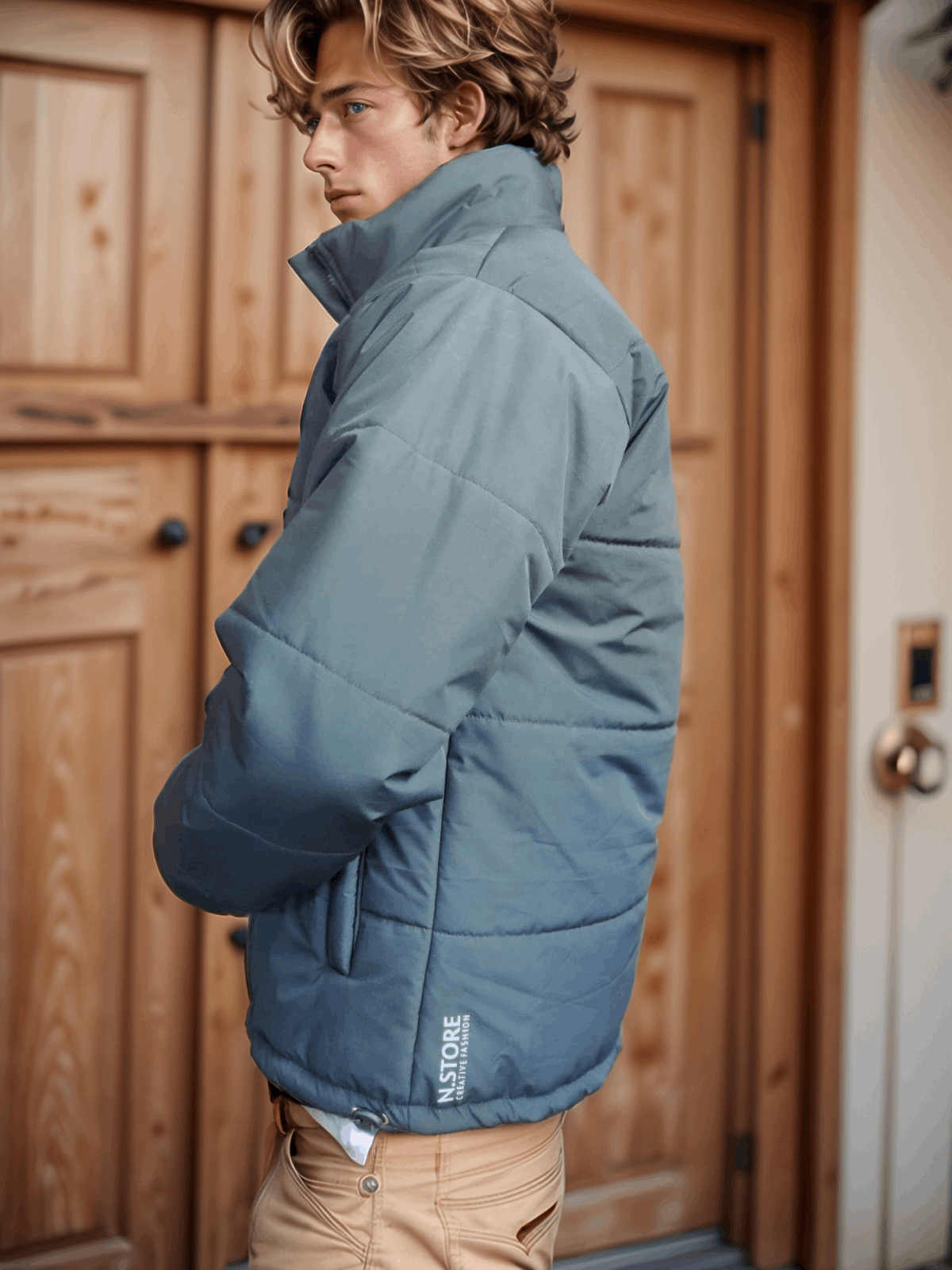 Exclusive Printed Unisex Puffer Jacket.