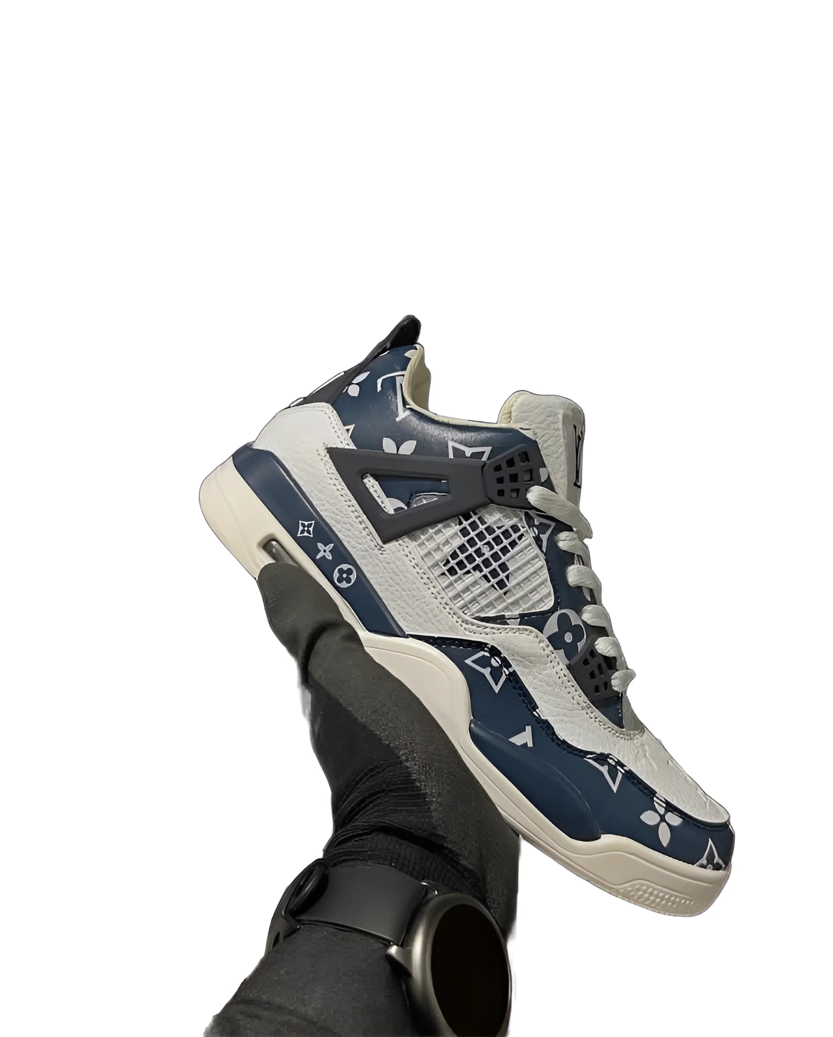 AIR JORDAN 4 - LV -  Blue White