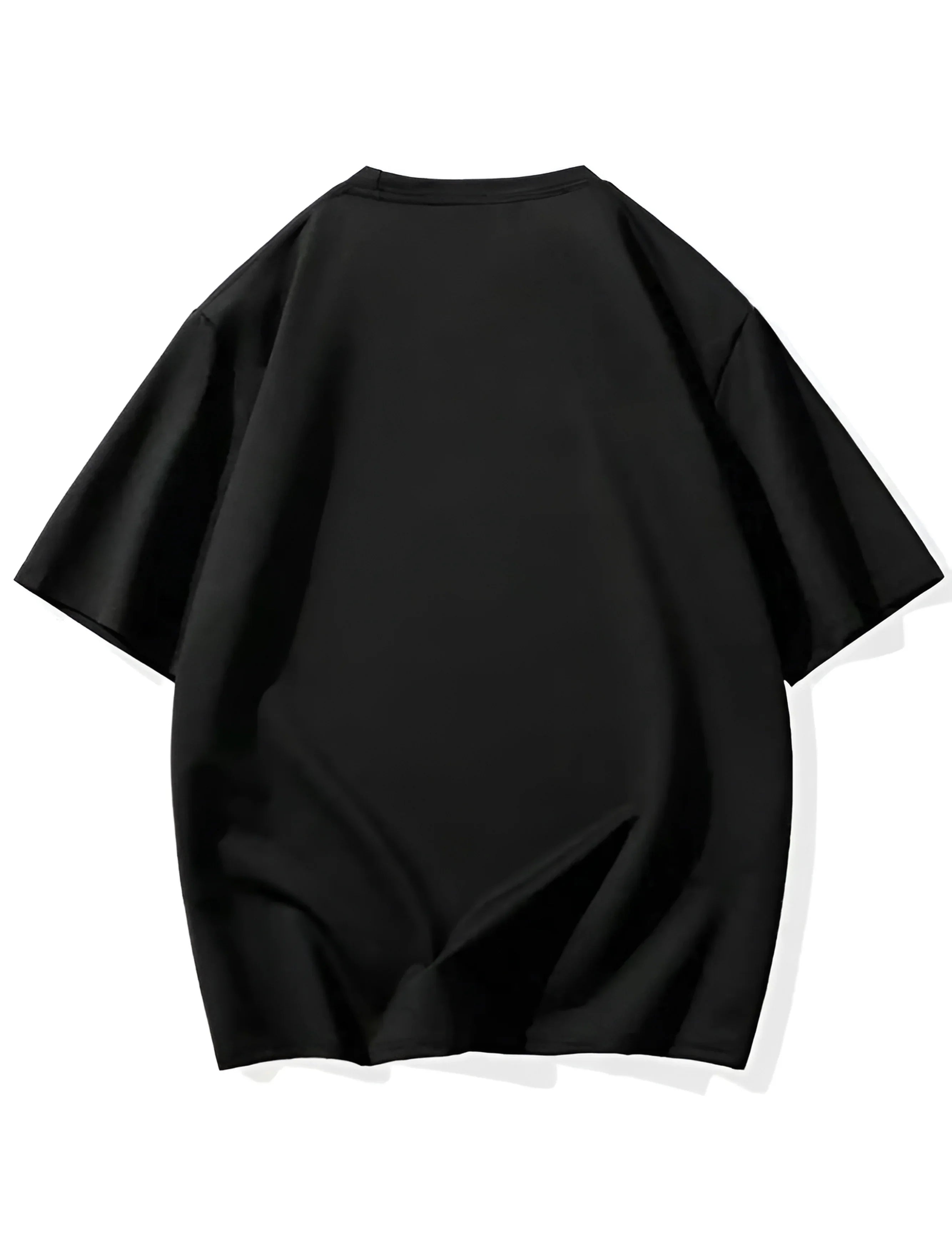 Men's Abstract Design Printed Drop Shoulder