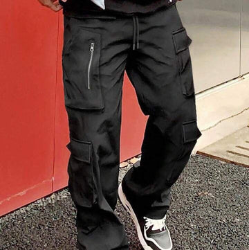 Men Flap Zip Pocket Cargo Pant / Trouser.