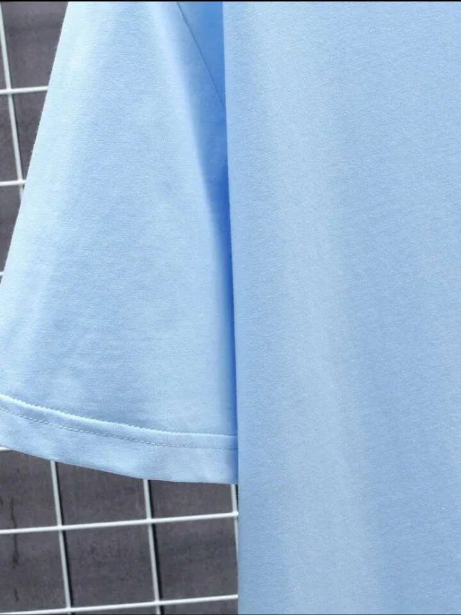 Men's Basic Solid Color T-Shirts.