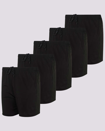 5 Pack: Men's Running Workout Shorts (Available in Big & Tall) D8T684