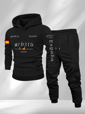 Men’s Printed Winter Tracksuit Set – Stylish Hoodie & Jogger Pants  | 786502