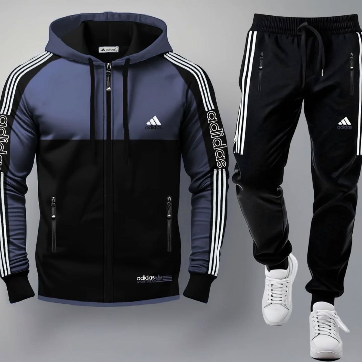 Men’s Printed Winter Tracksuit Set – Stylish Hoodie & Jogger Pants | 786501