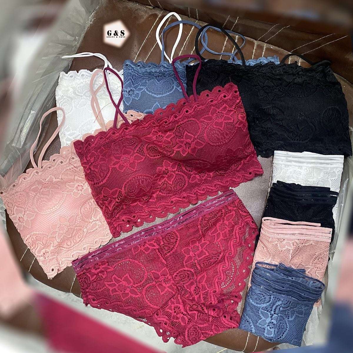 Pack Of 3 Stylish Bralette With Panties Set