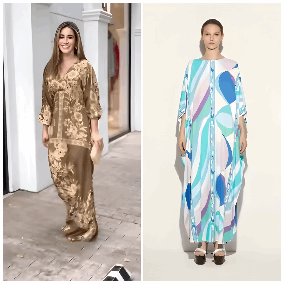 Buy 1 Get 1 Free - Chic Casual Floral Print Coord Two-Piece Set with Pants | Western Style Cotton Summer Suit 76383 (40% Off Super Summer Sale!