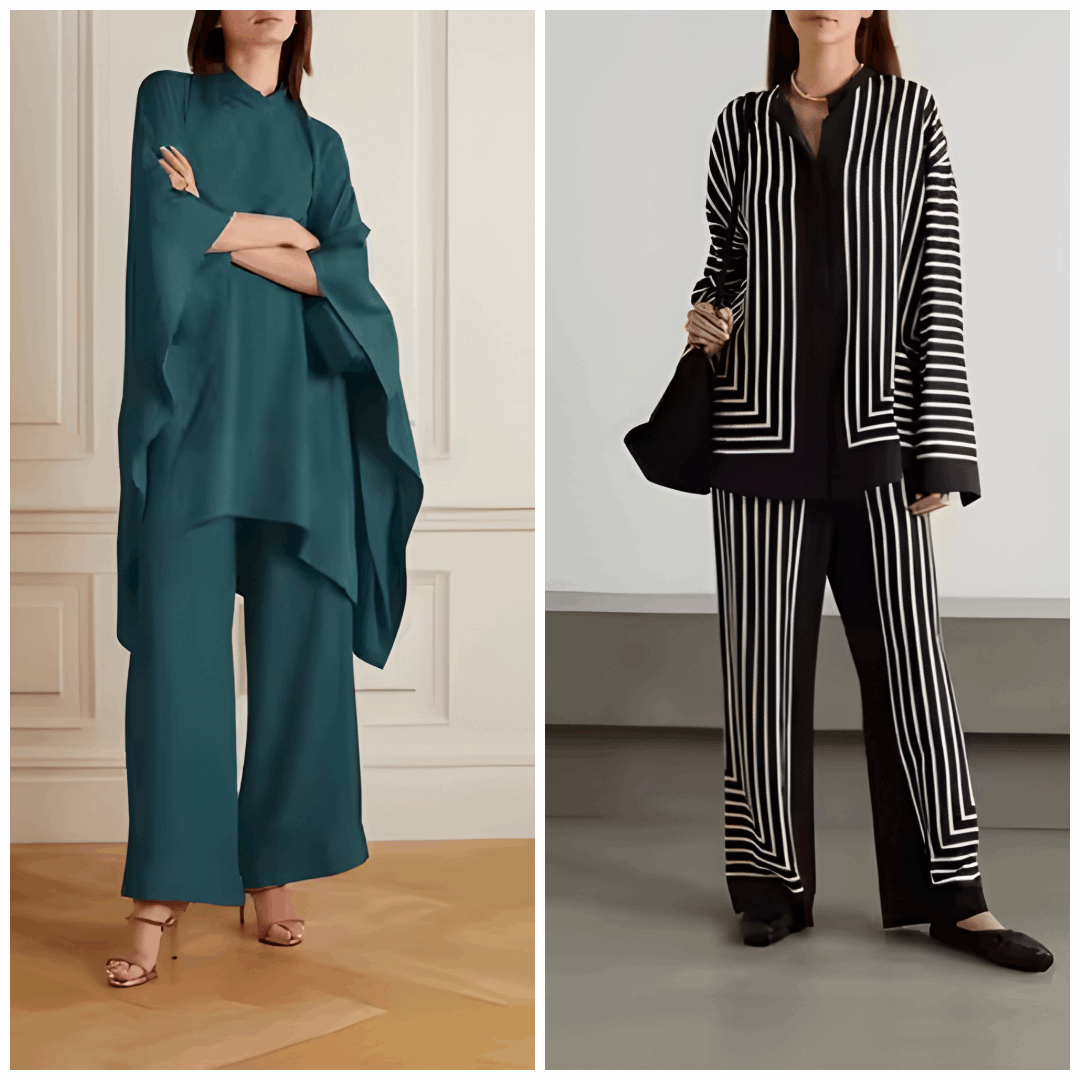 Buy 1 Get 1 Free - Chic Casual Floral Print Coord Two-Piece Set with Pants | Western Style Cotton Summer Suit 76389 (40% Off Super Summer Sale!